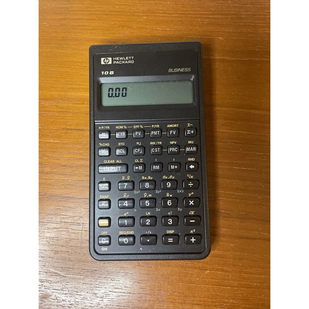 Hewlett Packard HP 10 B Business Calculator Works